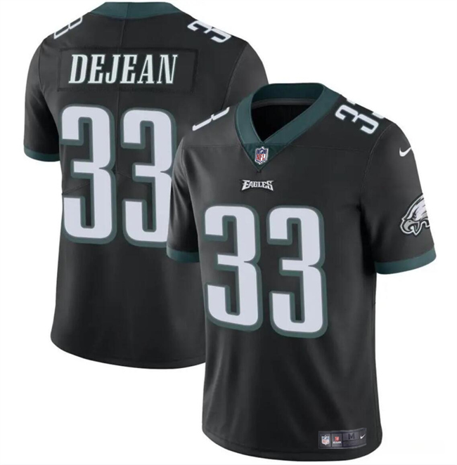 Youth Philadelphia Eagles #33 Cooper DeJean Black 2024 Draft Vapor Untouchable Limited Stitched Football Jersey